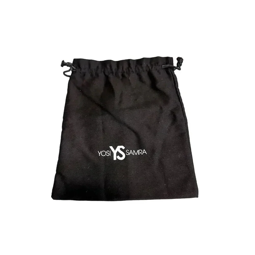 Yosi Samra‎ Unisex Black Dustbag with Drawstring Closure 9